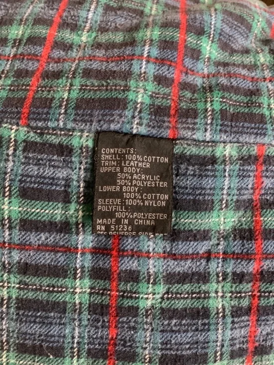 Vintage Andy Johns Woman’s ACID WASH Denim JACKET Size Medium Sherpa CHORE COAT - Picture 12 of 13